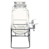 vidaXL Drankdispenser Glas (1x4L) - 60% Korting