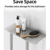 76cm Handdoekrek met Plank - 30% Korting!