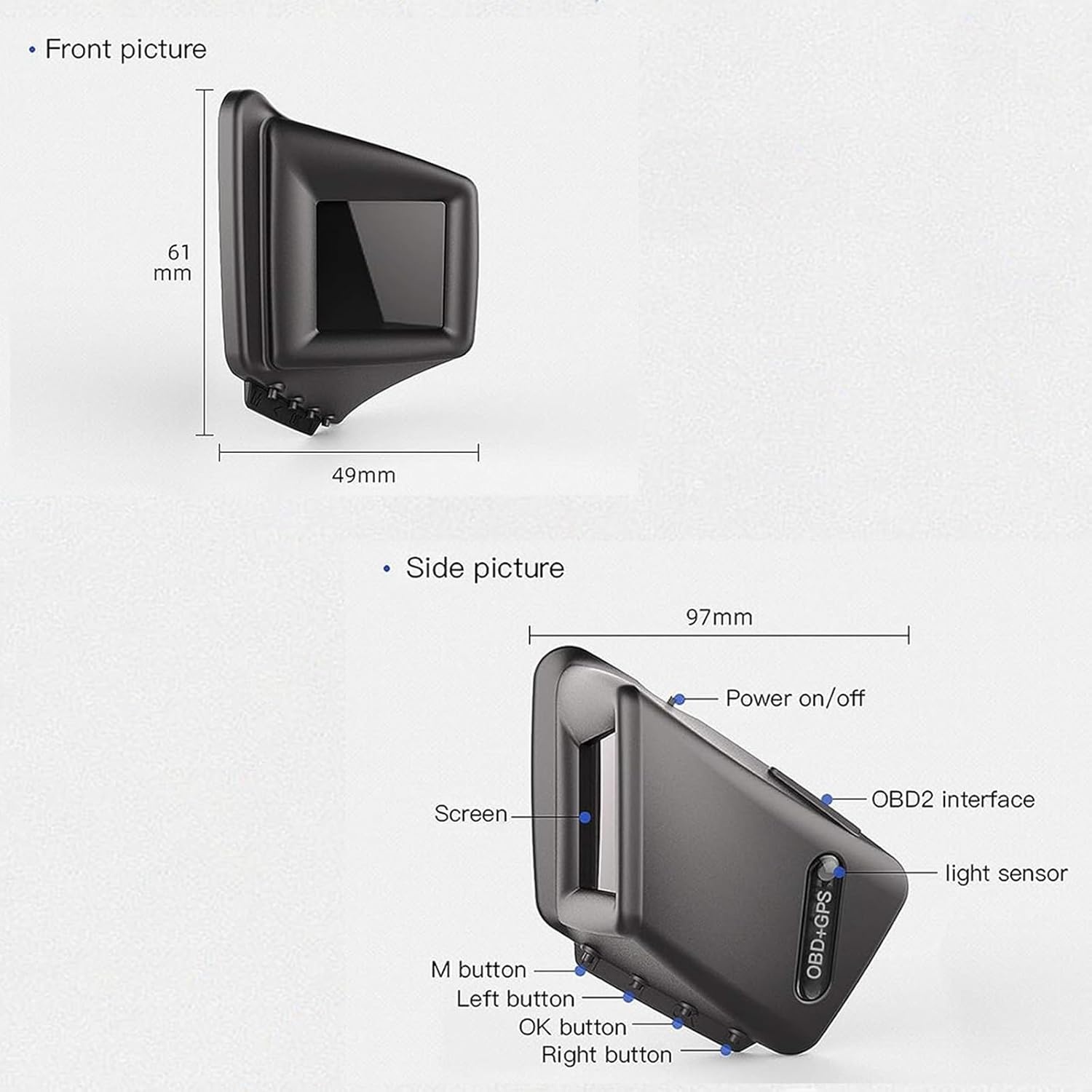 KAOLALI HUD: OBD2+GPS Snelheidsmeter - 30% Korting!