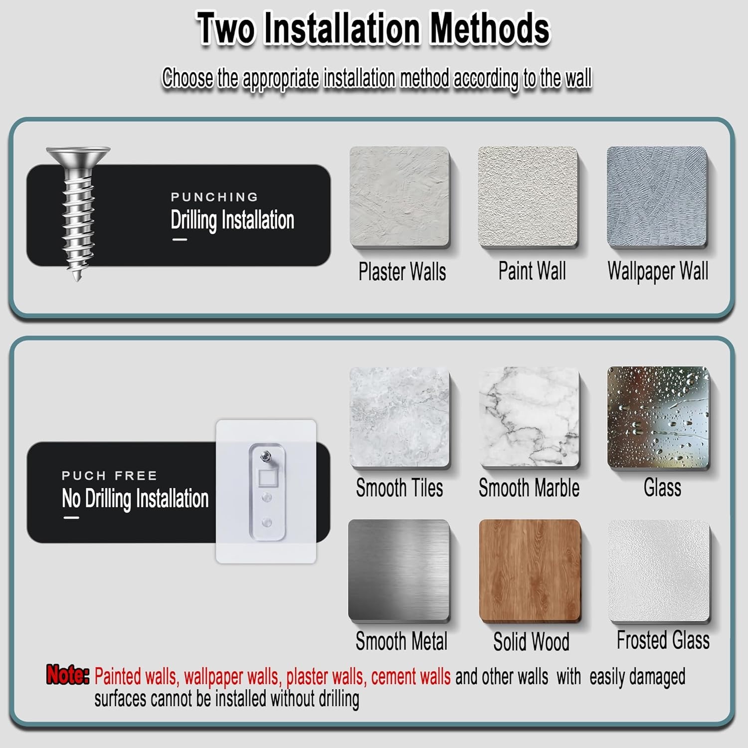 Set van 2 Zwarte Metalen Wandplanken 40cm - Nu met 30% Korting!