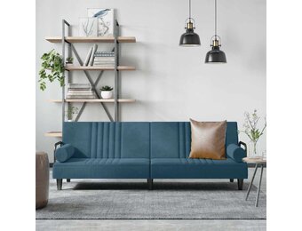 VidaXL Slaapbank Fluweel Blauw - 35% Korting!