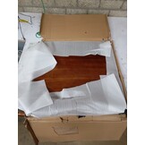 vidaXL Tafelblad Eikenhout 60x60cm Donkerbruin - 55% Korting