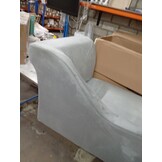 vidaXL Hondenbank met kussen - 60% Korting - Grijs - 83x44x44 cm