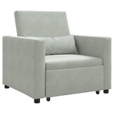 vidaXL Enkele Slaapbank Lichtgrijs (60% korting)