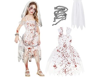 Zombie Bruid Kostuum Meisjes - 30% Korting