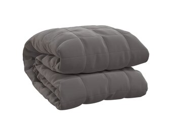 VidaXL Verzwaringsdeken 200x220cm Grijs (35% Korting)