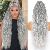 PORSMEER Clip-in Paardenstaart Haarstuk - Koper Rood (70cm) - 30% Korting