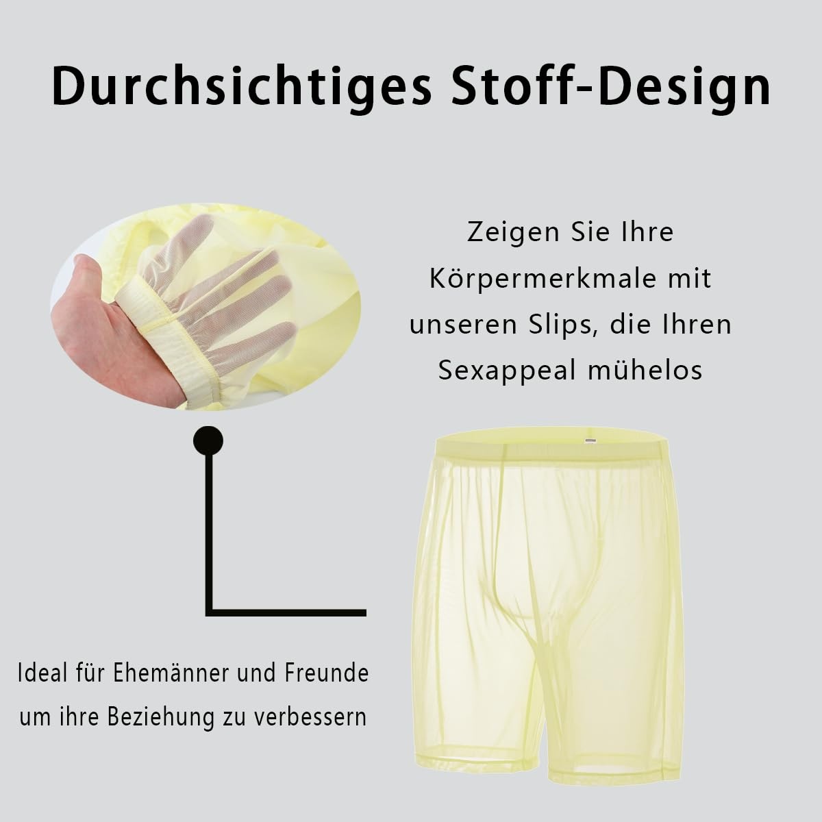 Herendagelijks Gele Boxershorts Maat L - 30% Korting