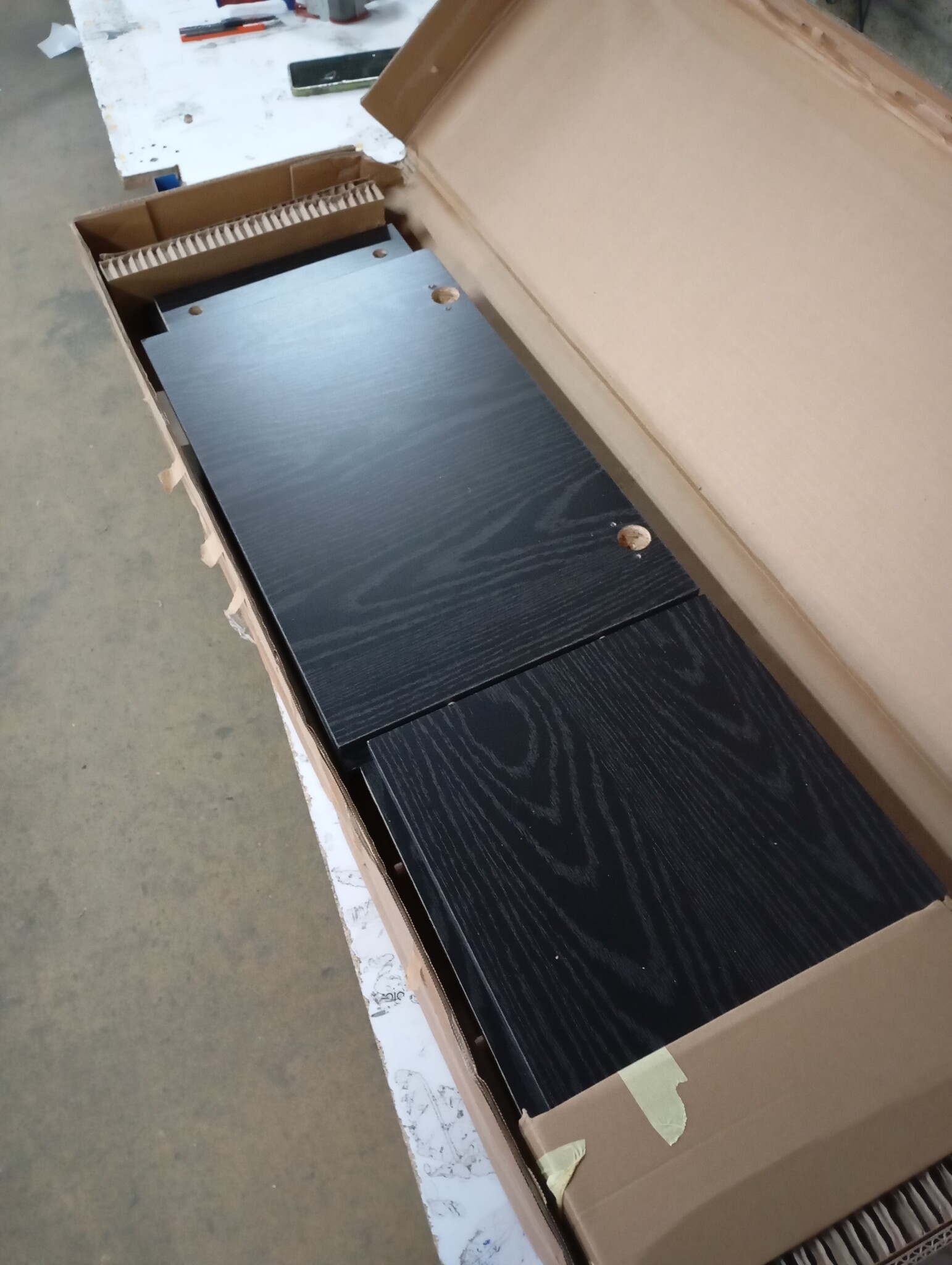 vidaXL TV-kast Zwart Eiken - 100cm - Retourdeal met 55% Korting!