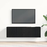vidaXL TV-kast Zwart Eiken - 100cm - Retourdeal met 55% Korting!