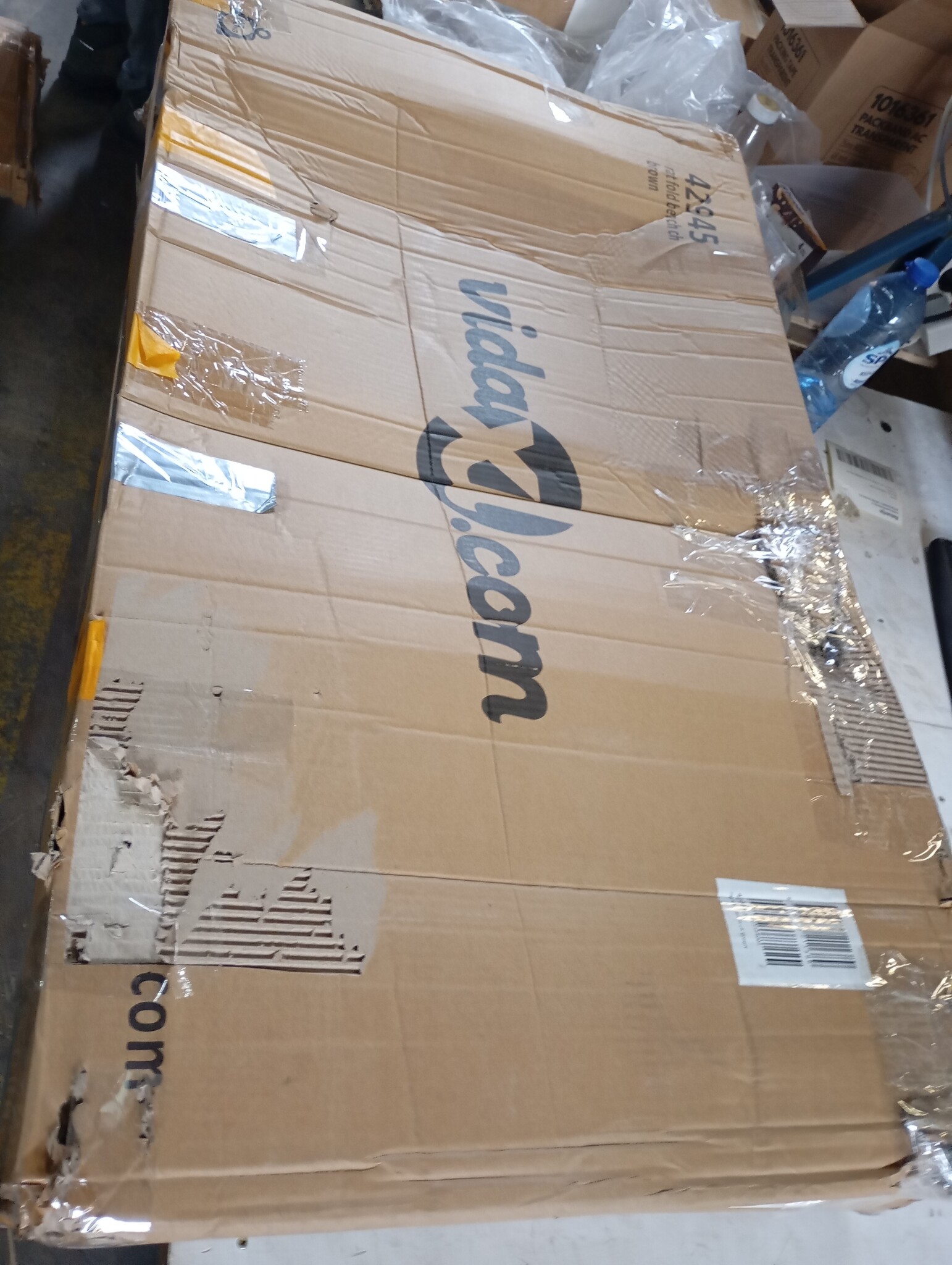 vidaXL Inklapbaar Ligbed Poly Rattan Bruin - 68% Korting!