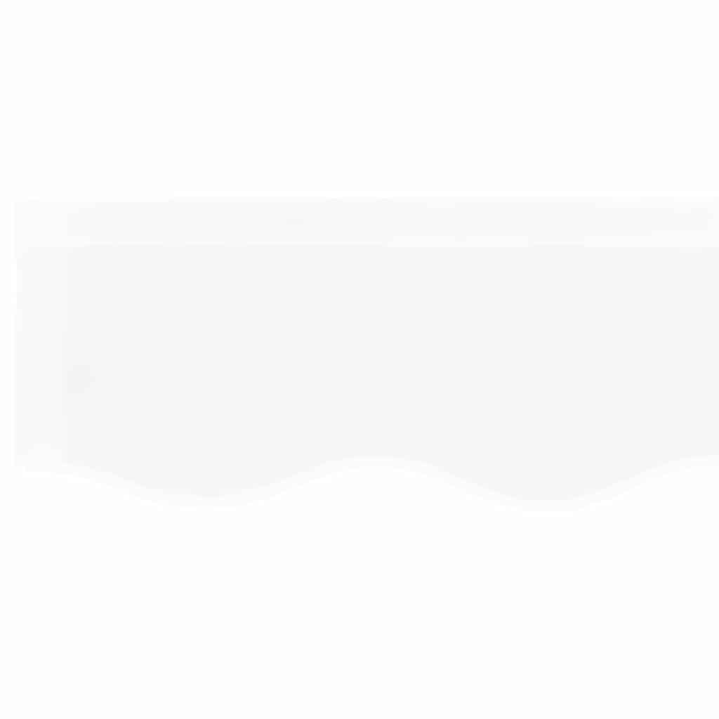 vidaXL Zonnescherm Vervangingsdoek Wit 500x350 cm Canvas - 76% Korting