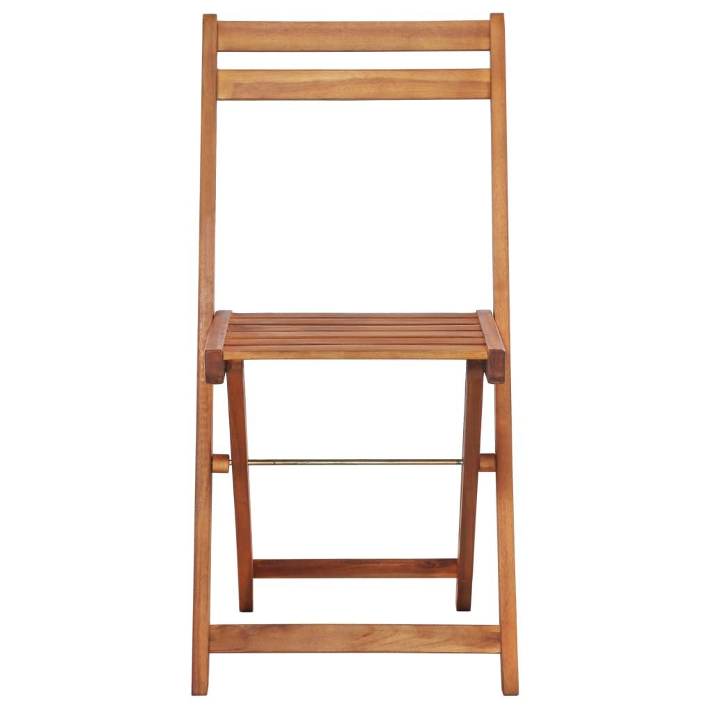 vidaXL Bistrostoelen 2 st. massief acaciahout - 35% Korting
