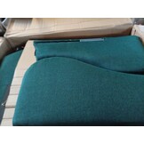 vidaXL Massagestoel Stof Donkergroen - 60% Korting