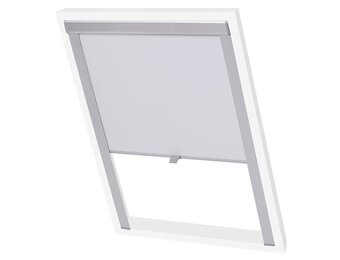 vidaXL Rolgordijn Verduisterend Wit FK06 - 47% Korting!