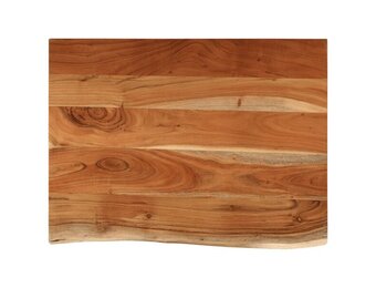 vidaXL Wastafelblad Massief Acaciahout 80x60x3,8 cm - 35% Korting
