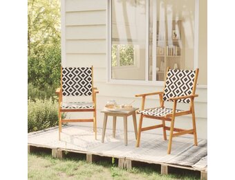 vidaXL Tuinstoelen 2 st massief acaciahout | 35% Korting