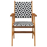 vidaXL Tuinstoelen 2 st massief acaciahout | 35% Korting