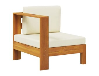 vidaXL Middenbank Acaciahout Crèmewit - 42% Korting!