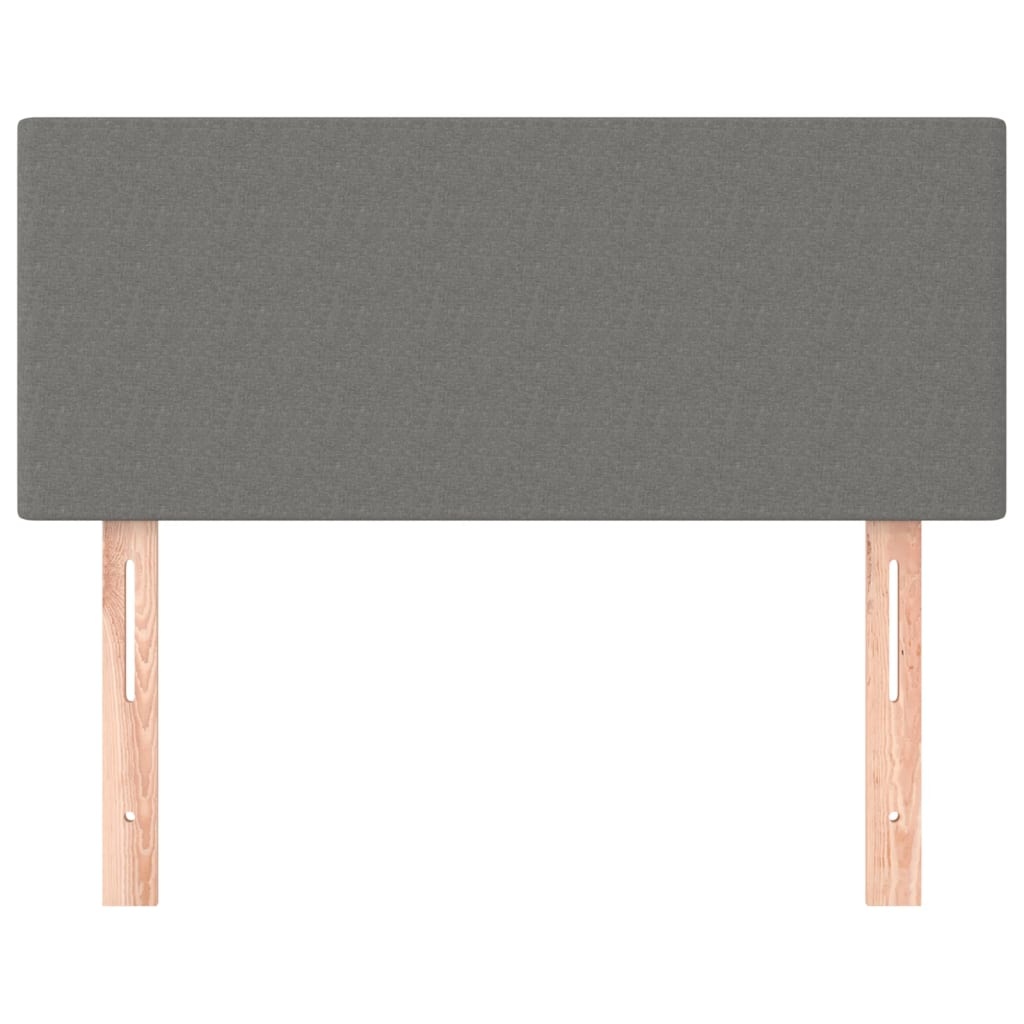 vidaXL Hoofdbord 80x5x78/88cm Stof Donkergrijs - 57% Korting!