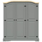 vidaXL Kledingkast 3 deuren grenenhout Corona-stijl - 60% Korting