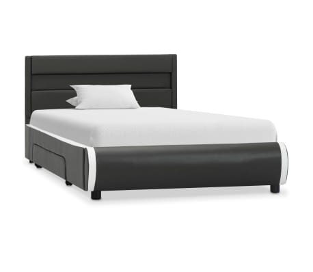 vidaXL Bedframe Antraciet Kunstleer 90x200 cm - 60% Korting!