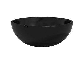 VidaXL Wastafel Zwart 30x12 cm Gehard Glas - 42% Korting