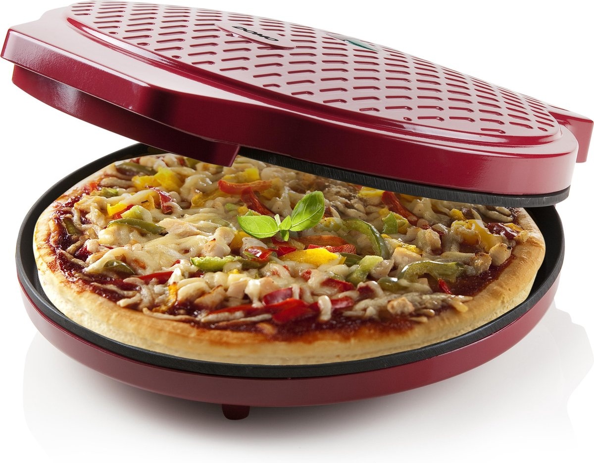 DOMO DO9177PZ Pizzamaker 'My Express' - 1450W - Rood | 41% Korting