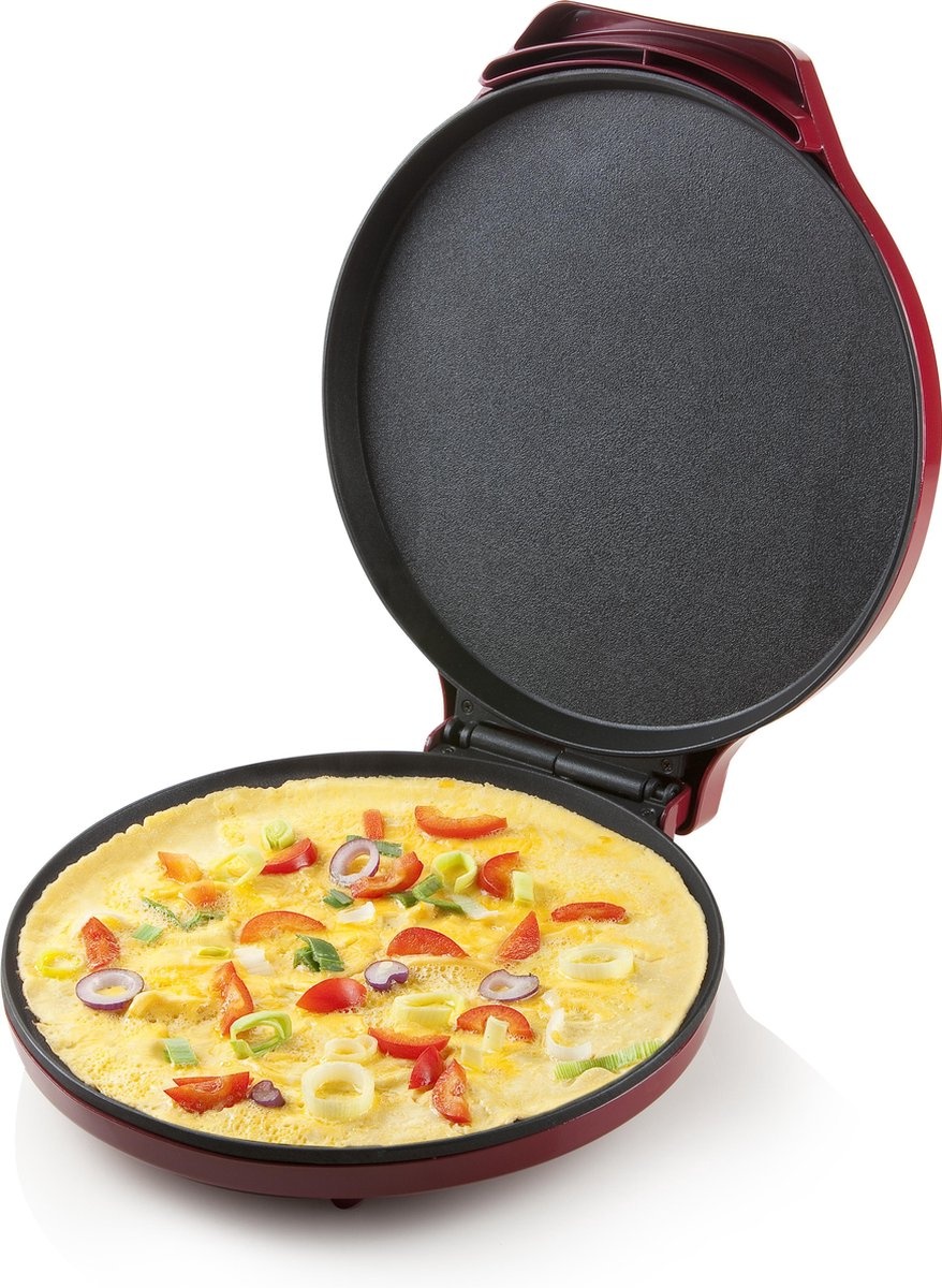 DOMO DO9177PZ Pizzamaker 'My Express' - 1450W - Rood | 41% Korting