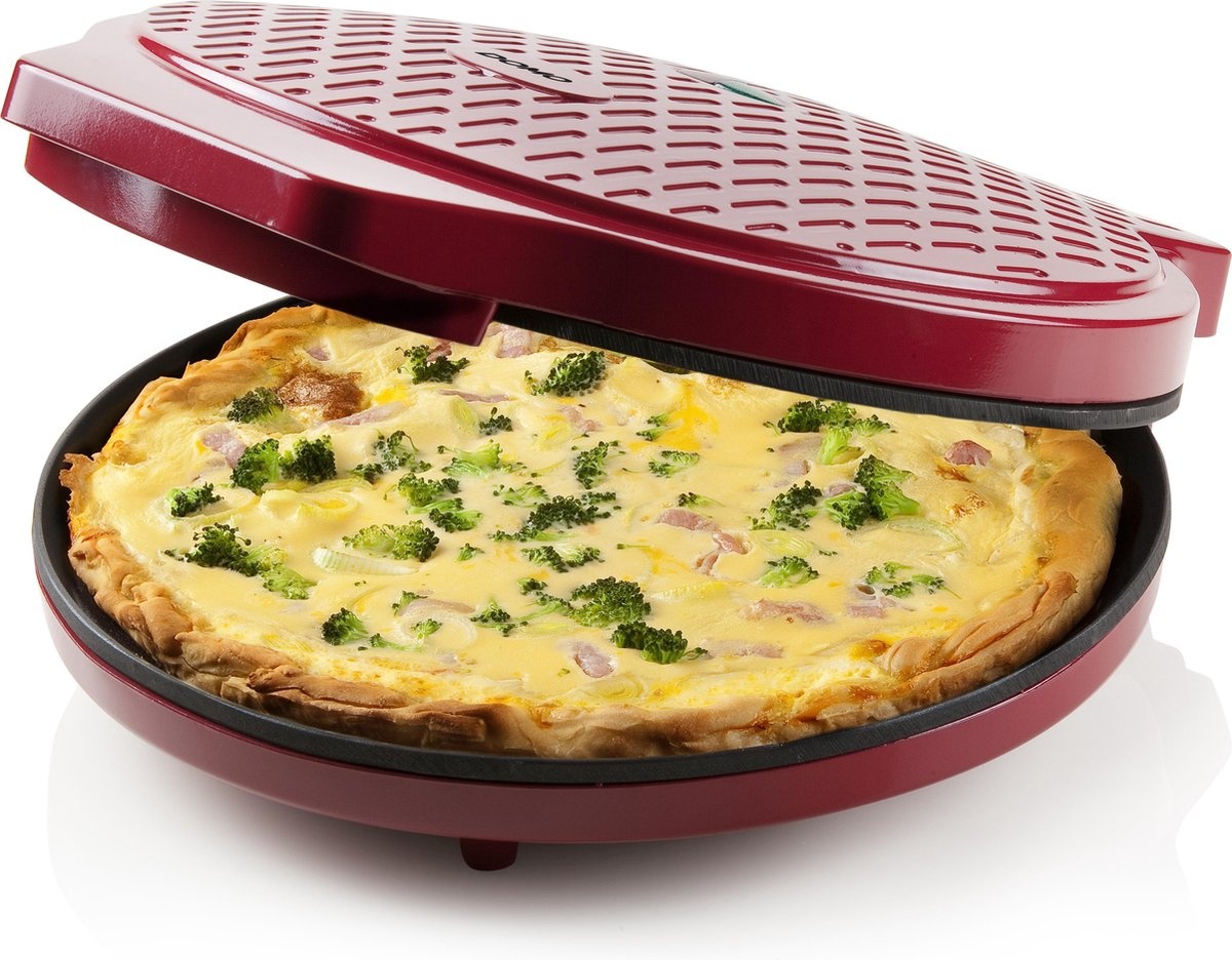 DOMO DO9177PZ Pizzamaker 'My Express' - 1450W - Rood | 41% Korting