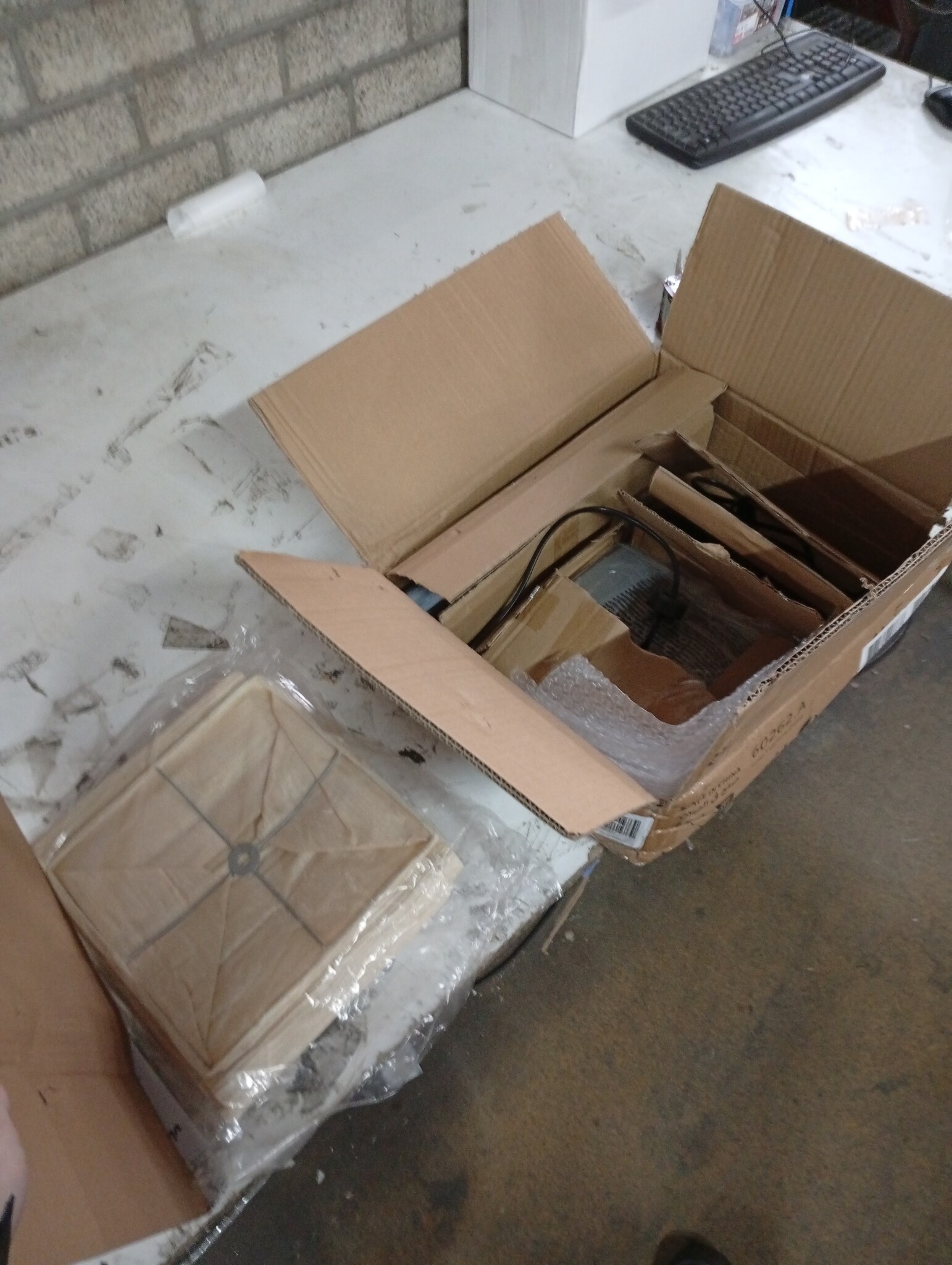 vidaXL Vloerlamp Staal Beige - 170cm | Nu 60% Korting