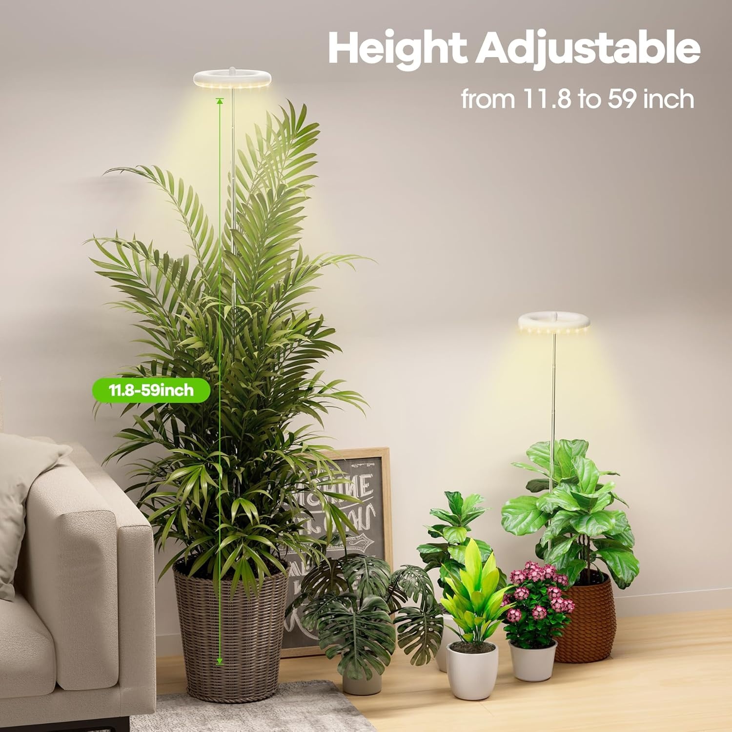 72 LED Vol spectrum Plantenlamp - 35% Korting