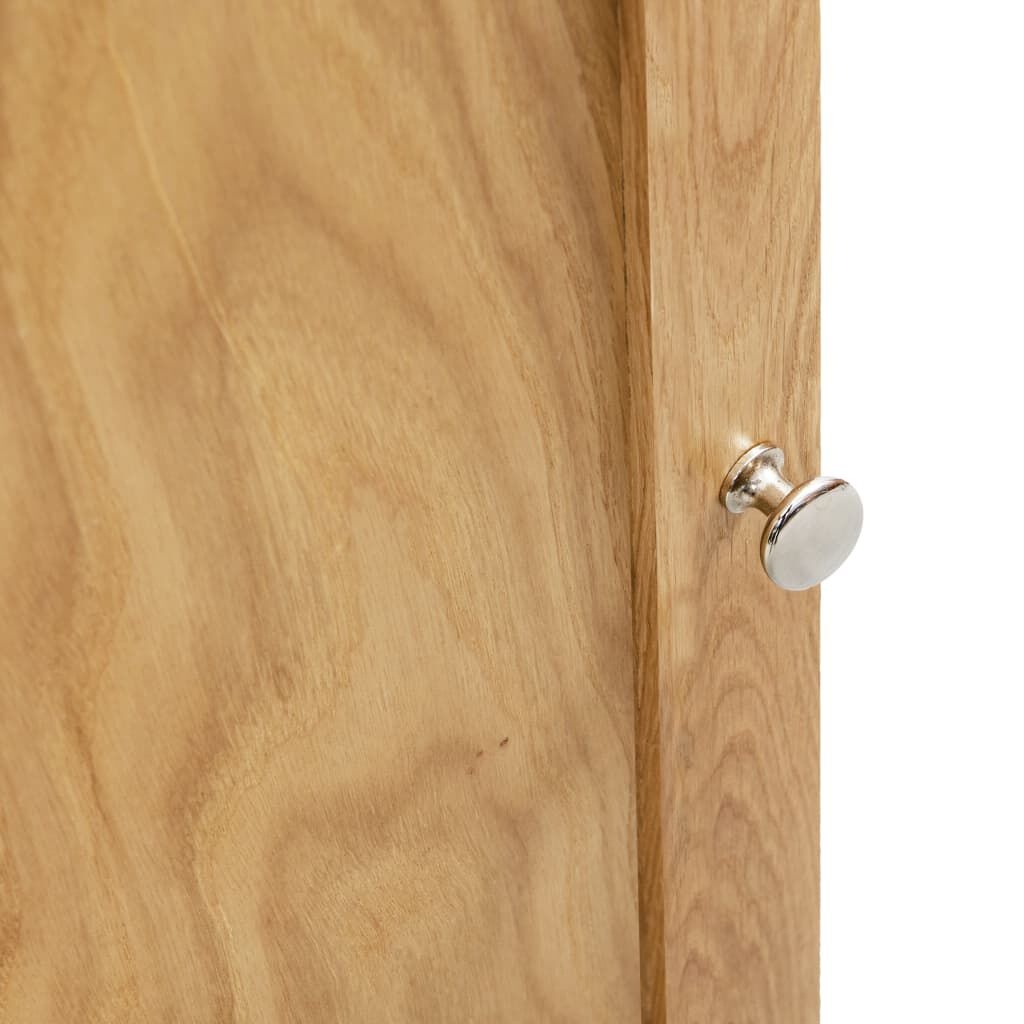 vidaXL Hoekkast Massief Eikenhout - 42% Korting!