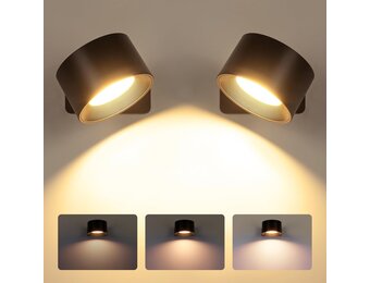 Draaibare LED Wandlamp met Accu - 30% Korting