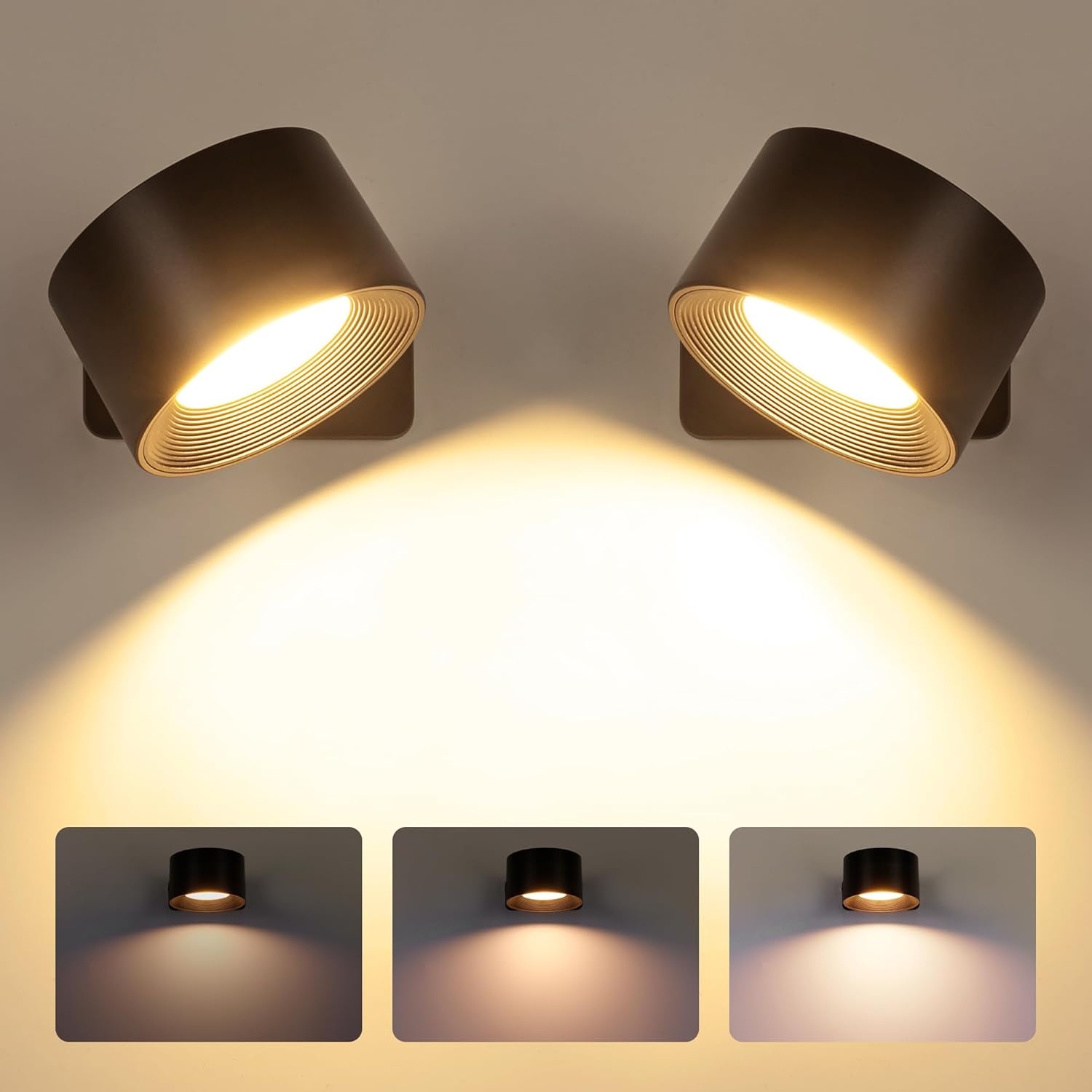 Draaibare LED Wandlamp met Accu - 30% Korting