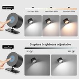 Draaibare LED Wandlamp met Accu - 30% Korting