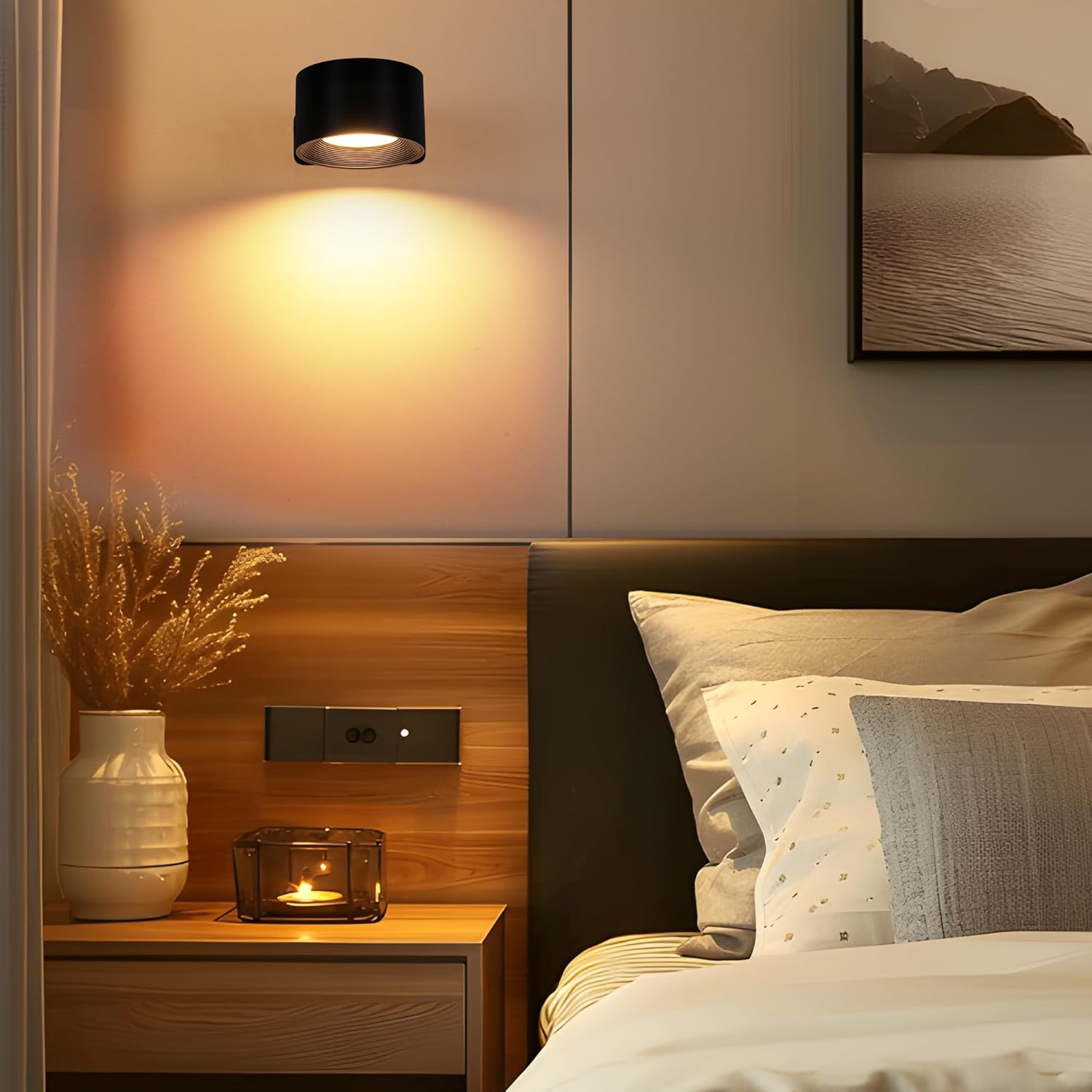 Draaibare LED Wandlamp met Accu - 30% Korting