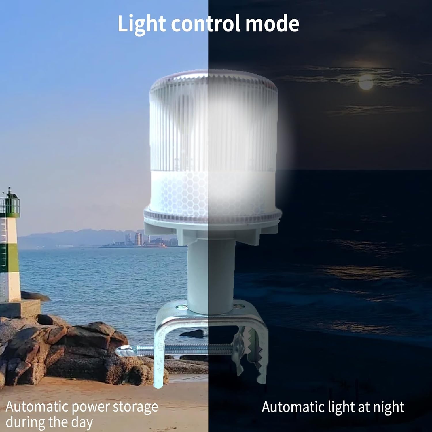 Solar LED Navigatieverlichting Boot - 360° Zicht - 55% Korting!