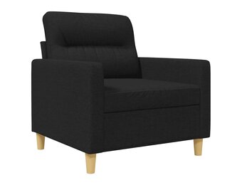 vidaXL Fauteuil Stof Zwart - Nu met 35% Korting!