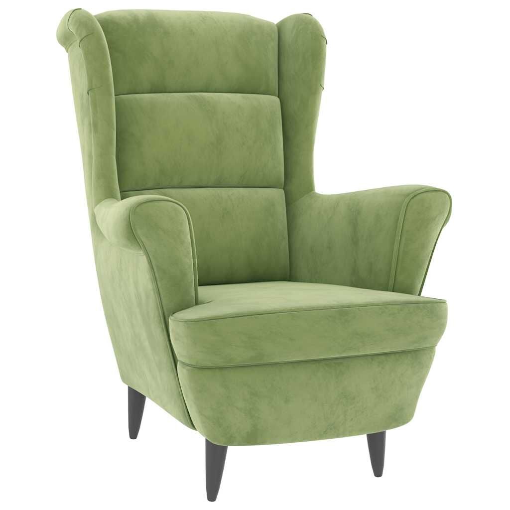 vidaXL Fauteuil Fluweel Lichtgroen | 35% Korting