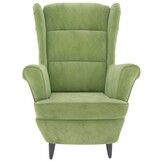 vidaXL Fauteuil Fluweel Lichtgroen | 35% Korting