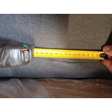 vidaXL 3-zitsbank donkergrijs - 180cm breed - 55% korting