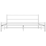 vidaXL Bedframe Metaal Wit 180x200 cm - 55% Korting!