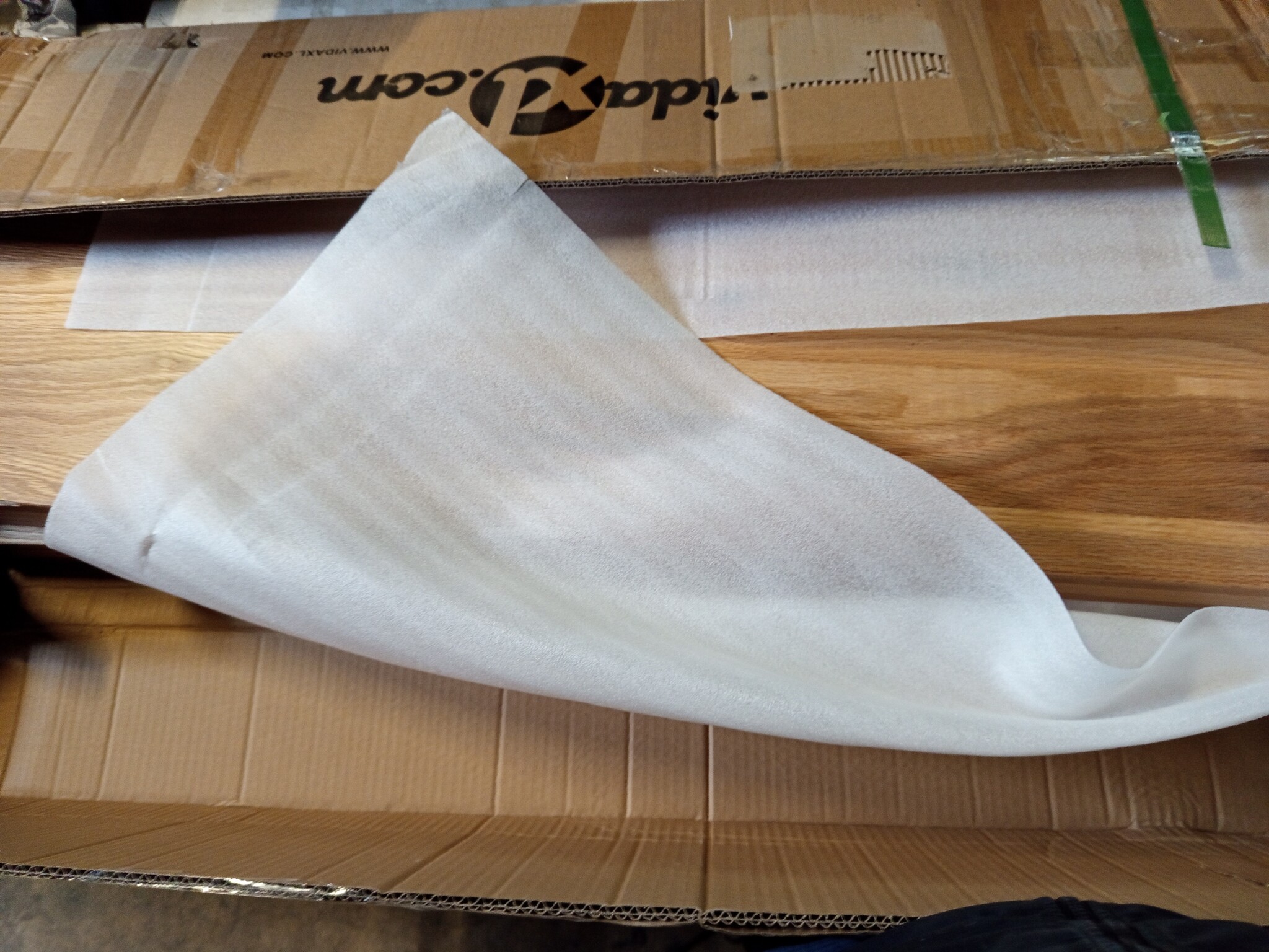 vidaXL Wastafelblad Massief Eikenhout - 200x40 cm - 55% Korting