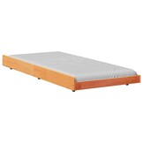 vidaXL Bedframe Grenenhout Bruin 90x200cm - Nu 47% Korting!