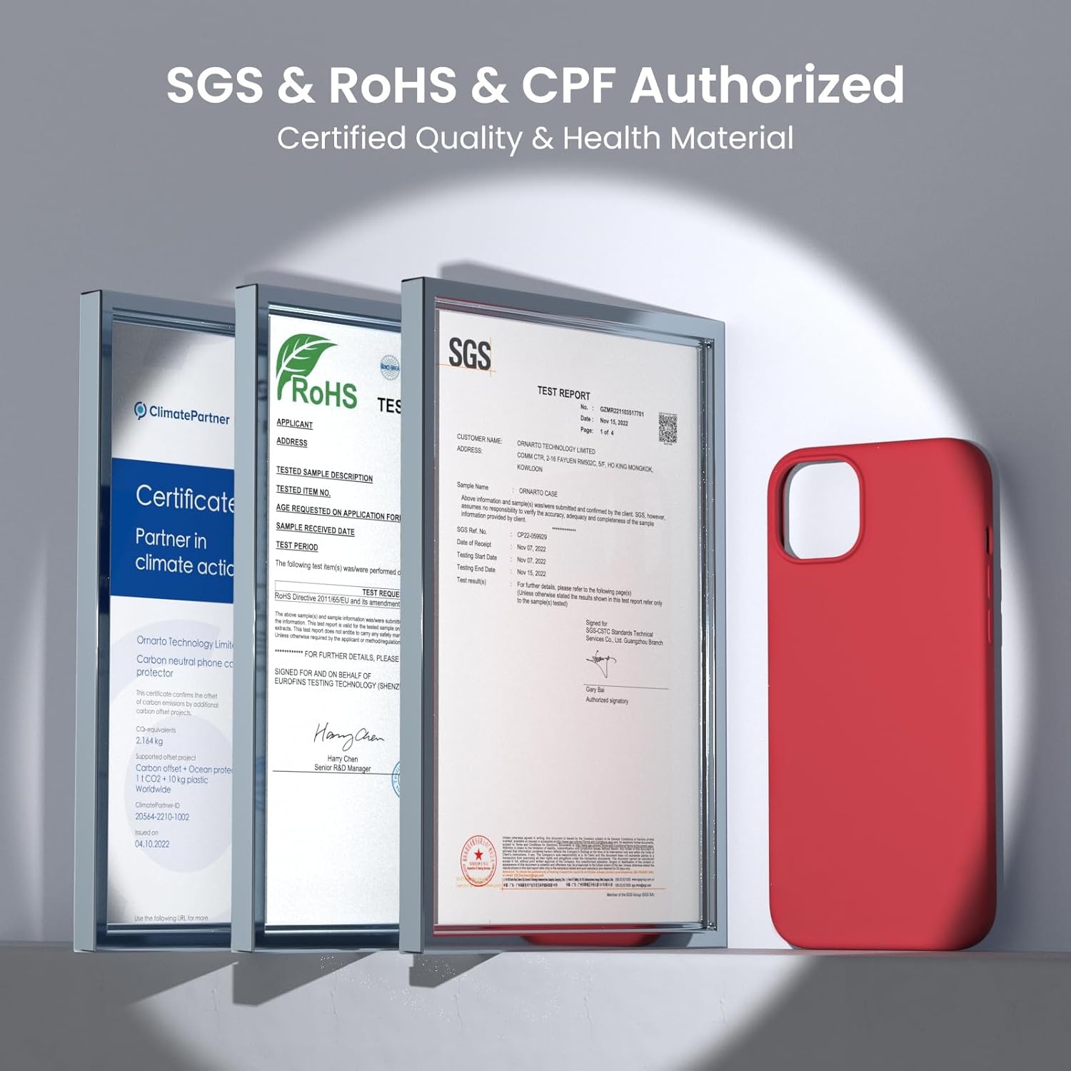 ORNARTO iPhone 15 Hoesje - Rood | 30% Korting | Vloeibaar Siliconen