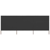 VidaXL Windscherm 3-panelen 400x160cm Antraciet (41% korting)