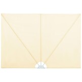 vidaXL Terrasscherm inklapbaar 300x150 cm Crème - 47% Korting!