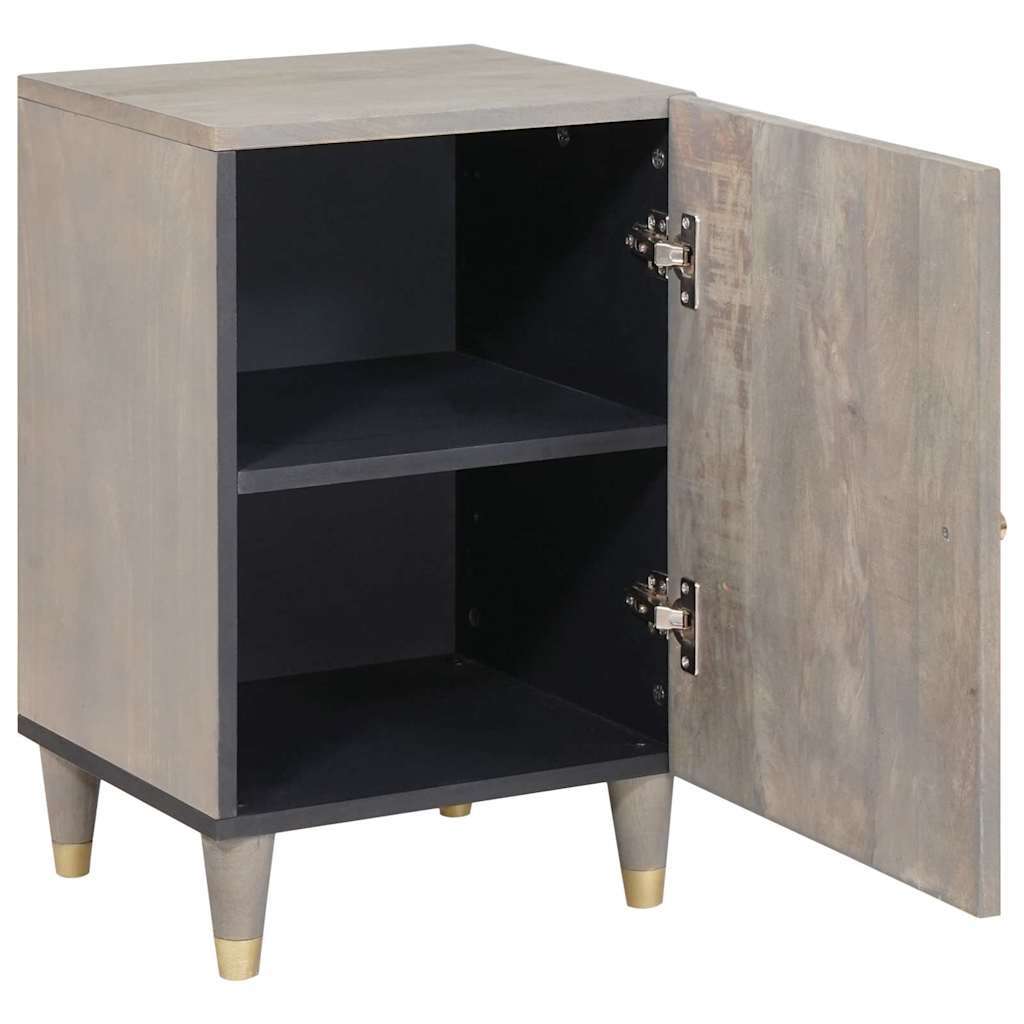 vidaXL Badkamer Kast Grijs - 73% Korting - Massief Mangohout