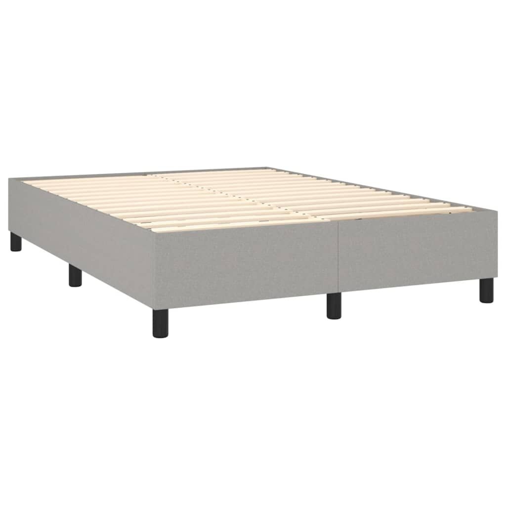 vidaXL Bedframe 140x200 cm Lichtgrijs - 42% Korting